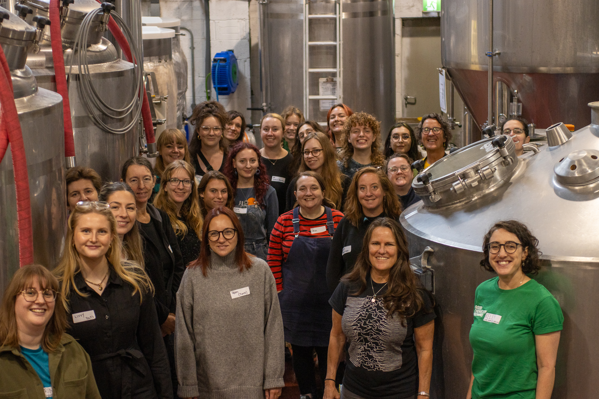 30+ women at GCB for the She Drinks Beer open brewday